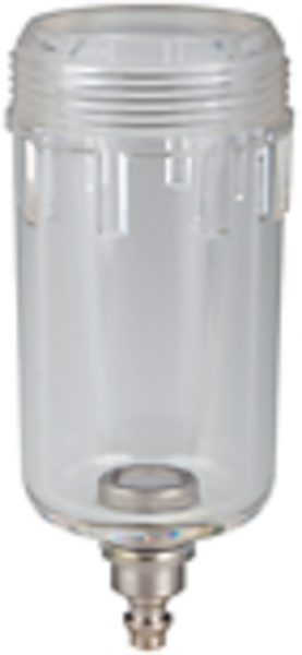 Polycarbonatbehälter mit halbautomatischem Ablassventil, BG 200
