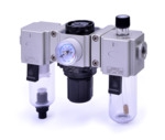 Wartungseinheit 3-tlg. »GA-mini«, PC, BG 200, G1/8, 1,5-9 bar, HA