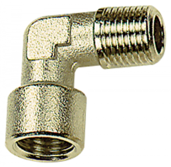 Winkelstück, innen/außen, G/R 1, SW 30, Messing vernickelt