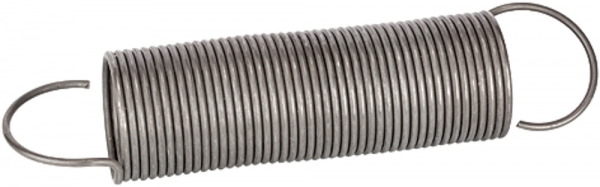 Zugfeder, Länge 200 mm bis max. 500 mm