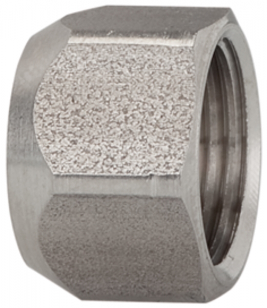 Überwurfmutter, M14x1,0, für Schlauch 10/8 mm, SW 16, ES 1.4404