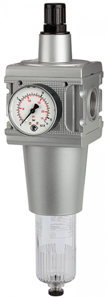 Filterregler »multifix«, PC-Behälter, BG 5, G 1, 0,2 - 6 bar, HA