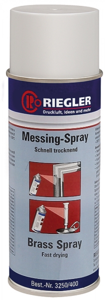 RIEGLER Messing-Spray, Temperatur max. 300 °C, 400 ml
