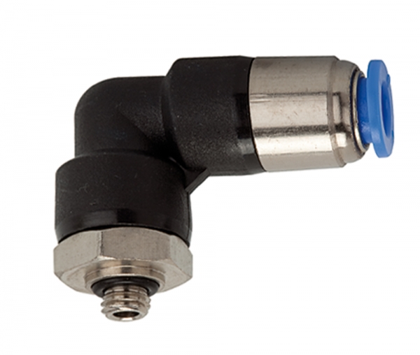 L-Steckverschraubung »Blaue Serie« selbstabsperr., G 1/2 a. Ø12mm