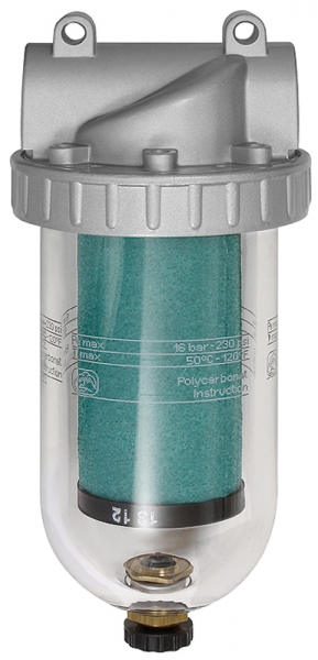 Spezialfilter »Standard«, mit PC-Behälter, 0,01 µm, BG 1, G 3/8