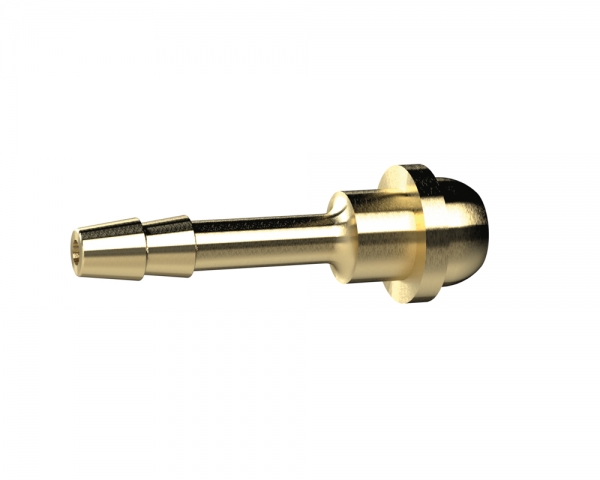 Schlauchtülle, Kugelnippel, für Schlauch LW 6, Messing
