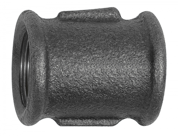 Muffe 270, Rp 3/4 i., Rp 3/4 i., Temperguss schwarz