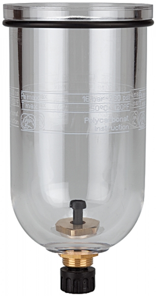 Polycarbonatbehälter, für Filterregler/Filter »Standard«, BG 2