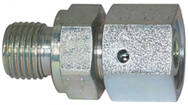 Einst.-Ger.-Einschraubvers., G1/8a., Rohr-AØ6mm, Stahl verz.