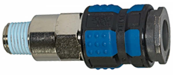 Schnellverschlusskupplung NW 7,8, hoher Durchfluss, R 1/4 AG