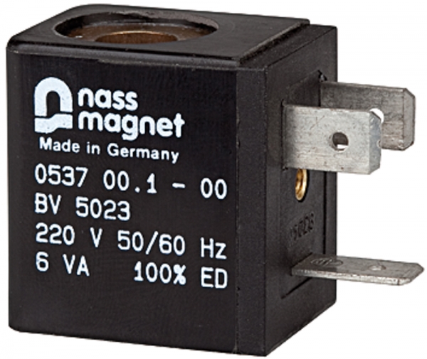 Magnetspule 230 V AC, 50 Hz, für Schaltventil (3/2-Wegeventil)