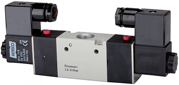 3/2-Wegeventil elektropn., »3V«, bistabil, G 1/8, 24VDC, 500l/min