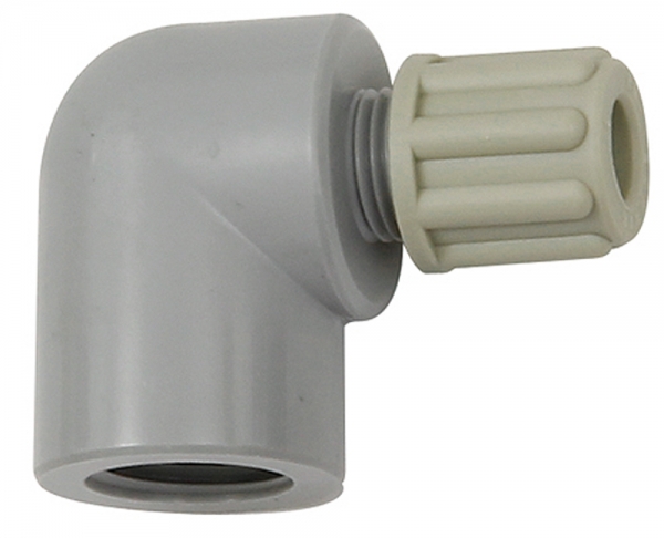 Winkel-Aufschraubverschraubung G 1/8 i., für Schlauch 4/6 mm, PA