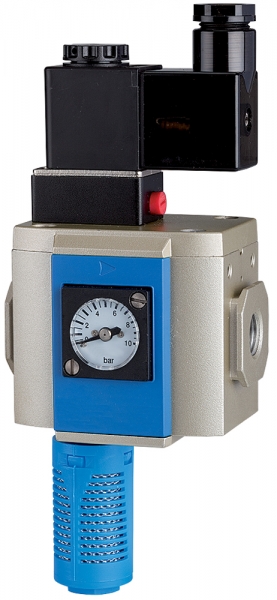 3/2-Wege-Anfahrventil »G«, 24 V DC, BG 300, G 1/4, PE 2,5 - 9 bar