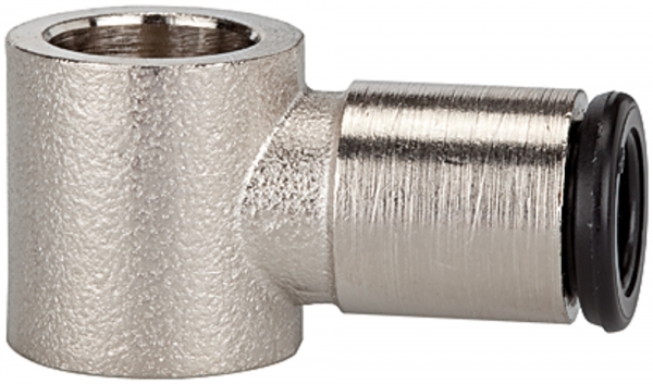 L-Ringstück, für Hohlschraube M5, Schlauch-Ø 4 mm, MS vern.