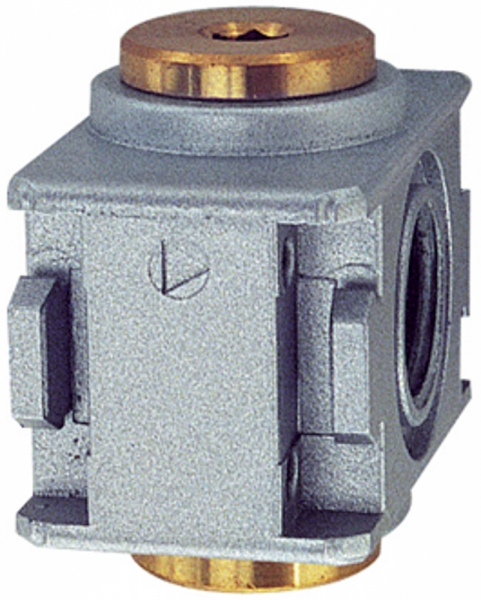 Verteiler »multifix-mini«, BG 0, G 1/4, mit 2 Abgängen G 1/8