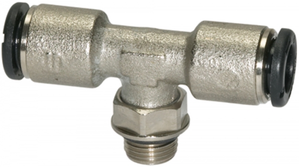 T-Steckverschraubung »click-clock«, drehbar,G 3/8 a.,Schlauch-Ø10