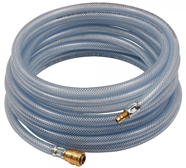 PVC-Gewebeschlauch-Set, Schnellverschl.kpl., Schlauch-ø 20x13, 5m