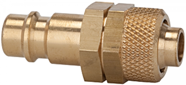 Nippel für Kupplungen NW 7,2 - 7,8, MS blank, für Schlauch 12x9
