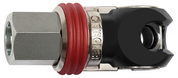 Schwenk-Sicherheitskupplung NW 7,2, EURO 7,2, Stahl, NPT 1/4 IG