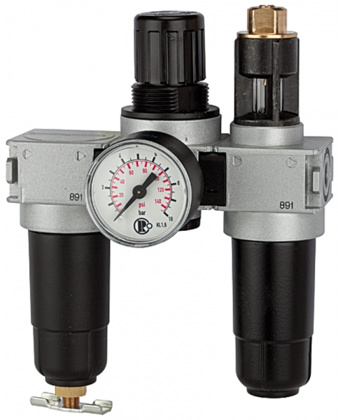 Wartungseinheit 3-tlg. »multifix-mini«, mit Metallbehälter, G 1/4