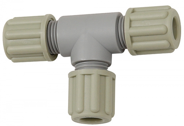 T-Schlauchverbindung, für Schlauch 4/6 mm, PA