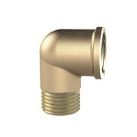 Winkelstück, 90°, innen/außen, G 1/4, Druck 16 bar, Messing blank