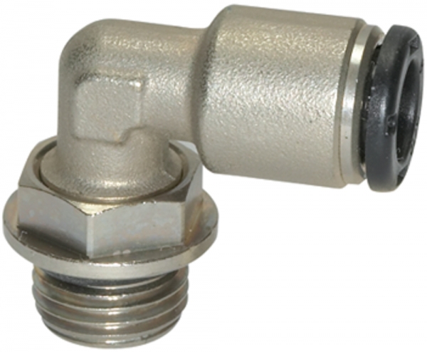 L-Steckverschraubung »click-clock«, drehbar, G 1/8 außen, Ø 4 mm
