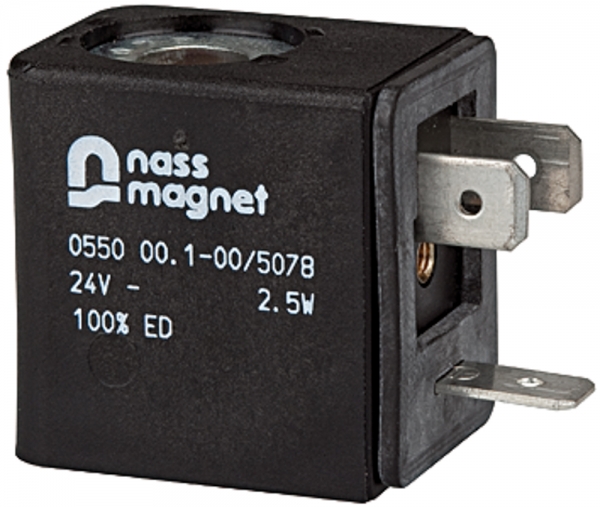 Magnetspule 24 V DC, für Schaltventil (3/2-Wegeventil)
