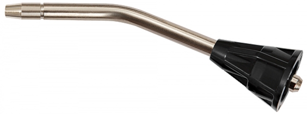 Verlängerungsrohr, Blasrohr mit Standarddüse, 90 mm gebogen
