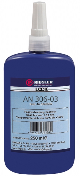 RIEGLER Lock AN 306-03, anaerober Klebstoff, hochfest, 50 ml