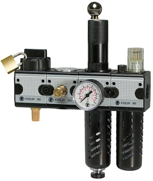 Wartungsstation SAFETY »multifix«, KH-AV-2-tlg.-WE, HA, BG3, G1/2
