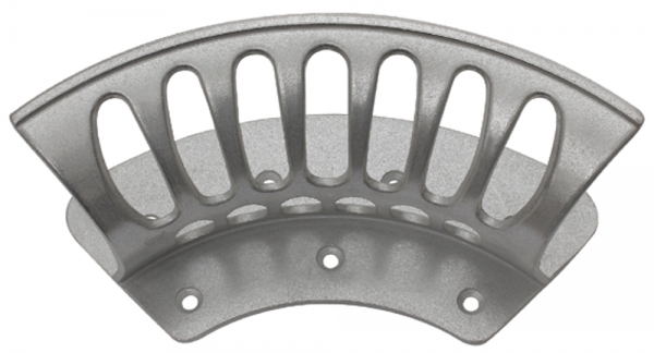 Schlauchhalter, Aluminium unlackiert, groß