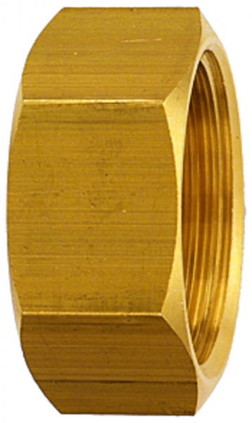 Verschlusskappe (Sechskant-Ausführung), G 1 1/4, SW 46, Messing
