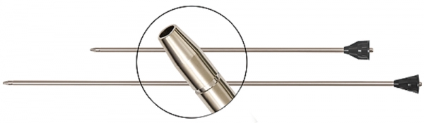 Verlängerungsrohr, mit Standarddüse, 300 mm gerade