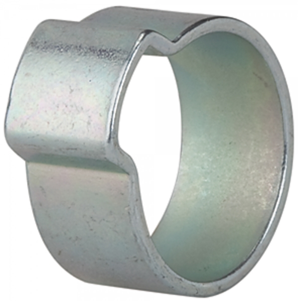 1-Ohr-Schl.klemme, Stahl glanzverz. (W1), Spannbe. 11-13mm, 6,5mm