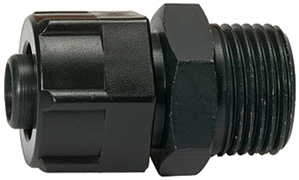 Einschraubverschraubung, für PVC-Pneumatikschlauch 10,2x8, G 3/8