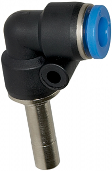 L-Steckverbindung, Stecknippel 10 mm »Blaue Serie«, Schlauch-Ø 10