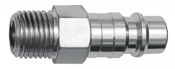 Nippel für Kupplungen NW 7,2, Stahl, G 3/8 AG