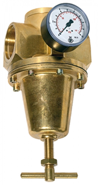 Konstant-Druckregler inkl. Manometer, BG 4, G 1 1/2, 0,5 - 16 bar