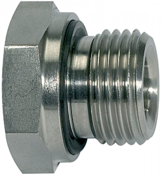 Kurze Wechselreduzierung, Weichdicht., G3/4 a. G1/4 i., ES 1.4571