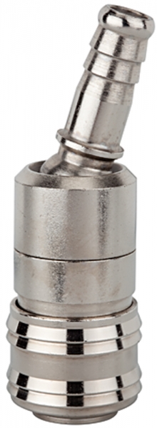 Schnellverschlusskupplung NW 7,2, MS vern., Tülle 10 mm drehbar