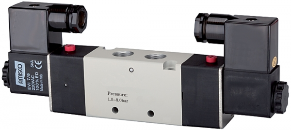 5/2-Wegeventil elektropn. »4V« bist., G1/4, 230V 50 Hz, 1300l/min
