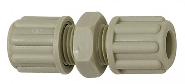 Gerade Schlauchverbindung, für Schlauch 9/12 mm, SW 24, PP