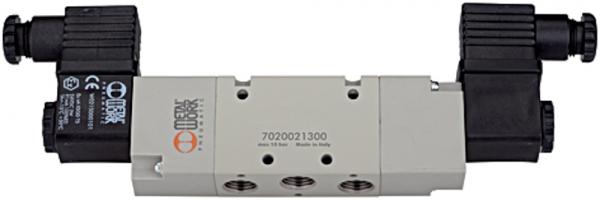 5/2-Wegeventil, elektropneumatisch, bistabil G 1/4, 230 V, 50 Hz