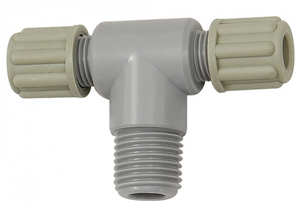 T-Einschraubverschraubung G 1/4 a., für Schlauch 4/6 mm, PA