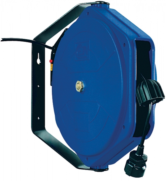 Elektro-Kabelaufroller, PVC 3x1,5 mm², max. 230 V/16 Ampère, 10 m