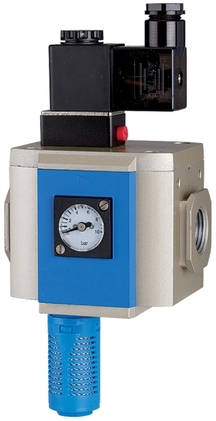3/2-Wege-Anfahrventil »G«, 24 V DC, BG 400, G 3/8, PE 2,5 - 9 bar