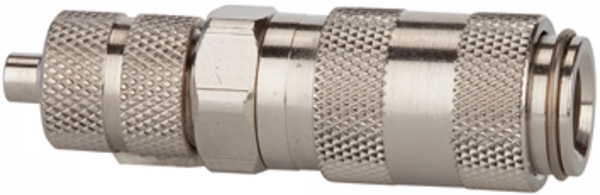 Schnellverschlusskupplung NW 2,7, ES 1.4404, Schlauchanschl. 4x3