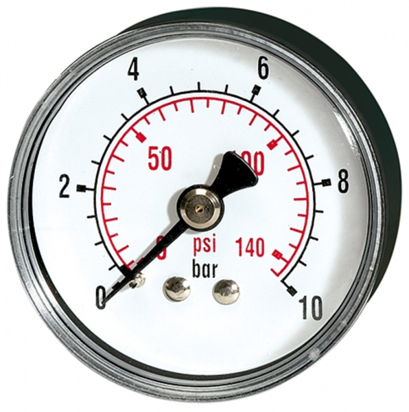 Standardmano »pressure line« G 1/8 hinten, 0-6,0 bar/90 psi, Ø 40
